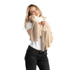 'So Soft, So Smart' Lightweight Colorblock Cashmere Travel Wrap (Beige)-Jet&amp;Bo