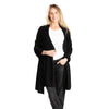 'So Soft, So Smart' Lightweight Cashmere Travel Wrap (Black)-Jet&amp;Bo
