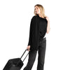 'So Soft, So Smart' Lightweight Cashmere Travel Wrap (Black)-Jet&amp;Bo