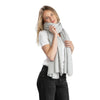 'So Soft, So Smart' Cashmere Travel Wrap & Blanket (Gray)-Jet&amp;Bo