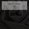 'So Soft, So Smart' Cashmere Travel Wrap & Blanket (Black)-Jet&Bo-Jet&amp;Bo
