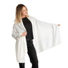 'So Soft, So Smart' Cashmere Travel Wrap & Blanket (Ivory)-Jet&amp;Bo