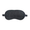 100% Cashmere Eye Mask with Silk Lining Charcoal // sample