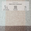 'Home and Away' Cashmere Blanket (Gray)