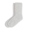 'Hygge' Cashmere Socks (Women's Gray)