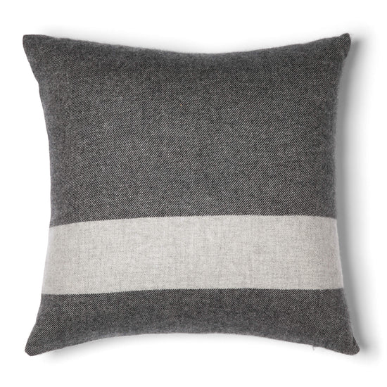 'Home and Away' Cashmere Throw Pillow (Gray)