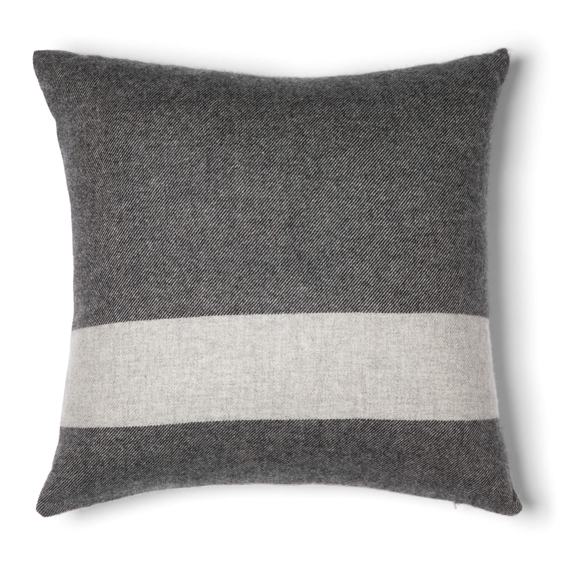'Home and Away' Cashmere Throw Pillow (Gray)