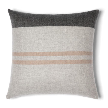 'Home and Away' Cashmere Throw Pillow (Gray)