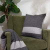 'Home and Away' Cashmere Throw Pillow (Gray)