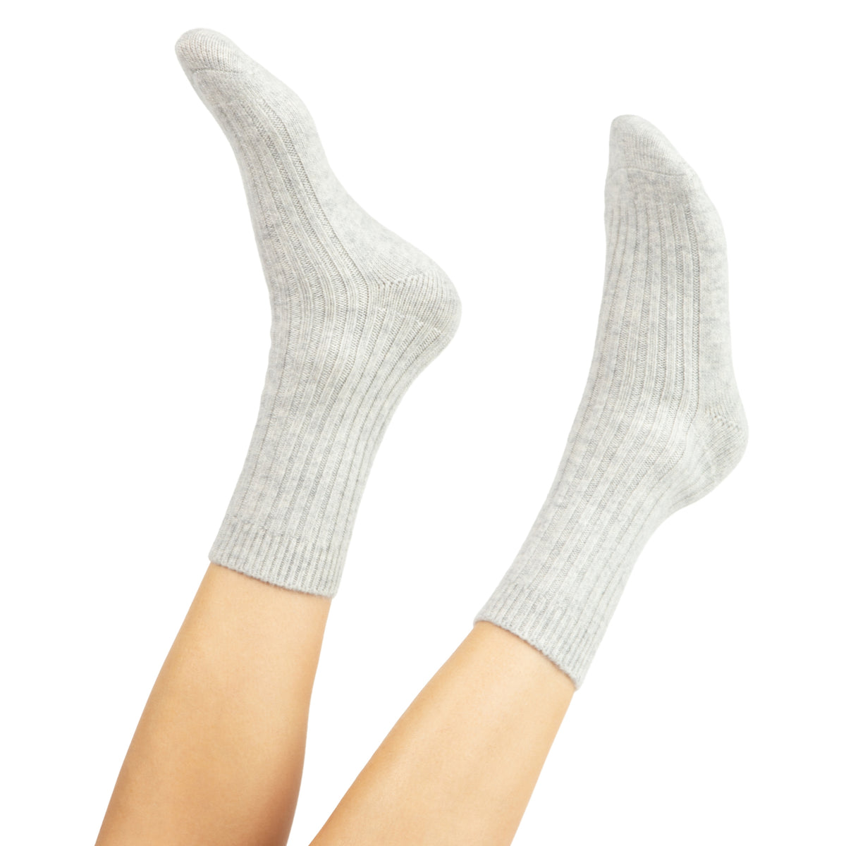 The best part of getting there. Soft cashmere socks for taking off your shoes, settling in and putting your feet up.