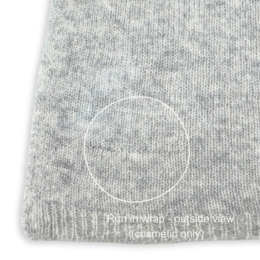 'So Soft, So Smart' Lightweight Cashmere Travel Wrap Gray // second