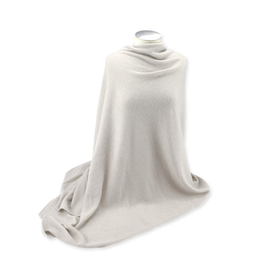 'So Soft, So Smart' Cashmere Travel Wrap & Blanket Ivory // second