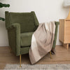 'Home and Away' Cashmere Blanket (Beige)-Jet&Bo
