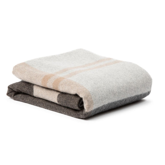 'Home and Away' Cashmere Blanket-Jet&Bo