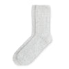 'Hygge' Cashmere Bed Socks (Men's Light Gray)