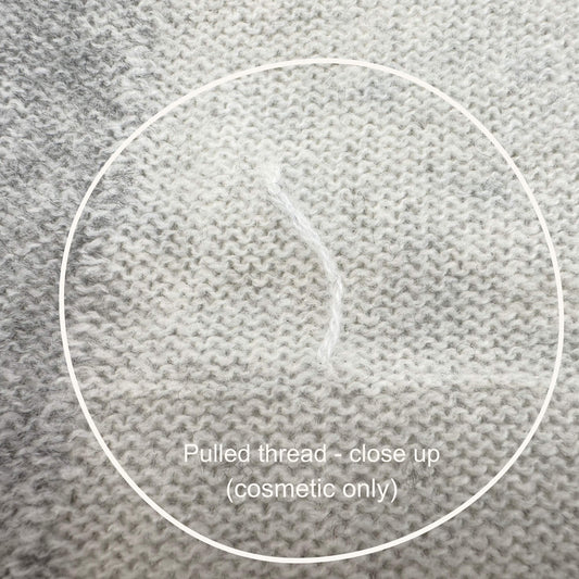 'So Soft, So Smart' Lightweight Colorblock Cashmere Travel Wrap Gray // second