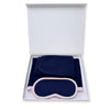 100% Cashmere Travel Eye Mask, Socks & Pouch Set Navy & Lilac // sample-Jet&amp;Bo
