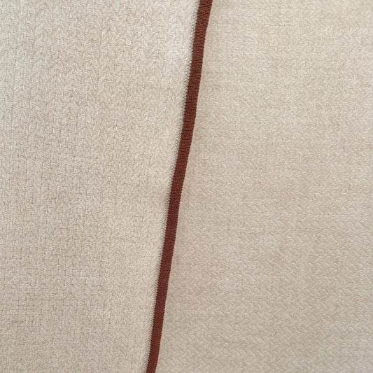 100% Cashmere Travel Wrap Beige & Brown // sample