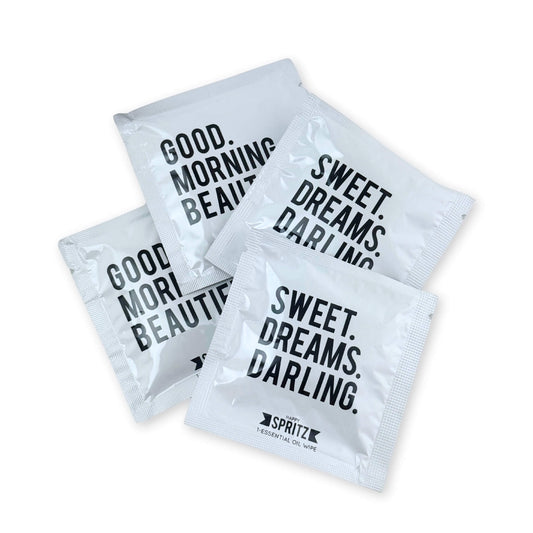 'Sweet Dreams' & 'Good Morning' Essential Oil Towelettes