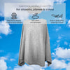 'Sky High Siesta' Cashmere Travel Set (Gray)-Jet&Bo-Jet&amp;Bo