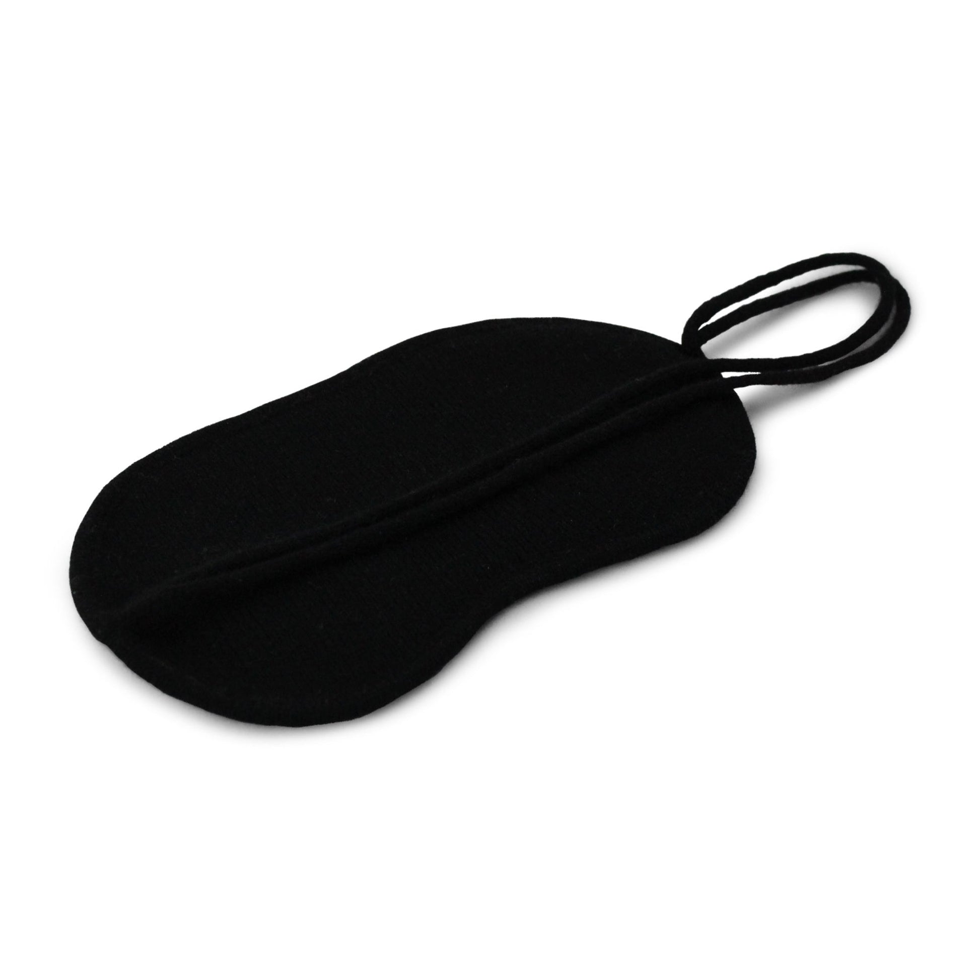 'Dream Envy' Lite Cashmere Eye Mask (Black)-Jet&Bo