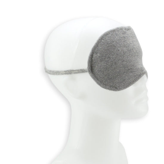 'Dream Envy' Lite Cashmere Eye Mask (Gray)-Jet&Bo