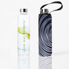 'Glass is Greener' 25 oz Travel Bottle and 'Swirl' Carry Cover by BBBYO-Jet&Bo