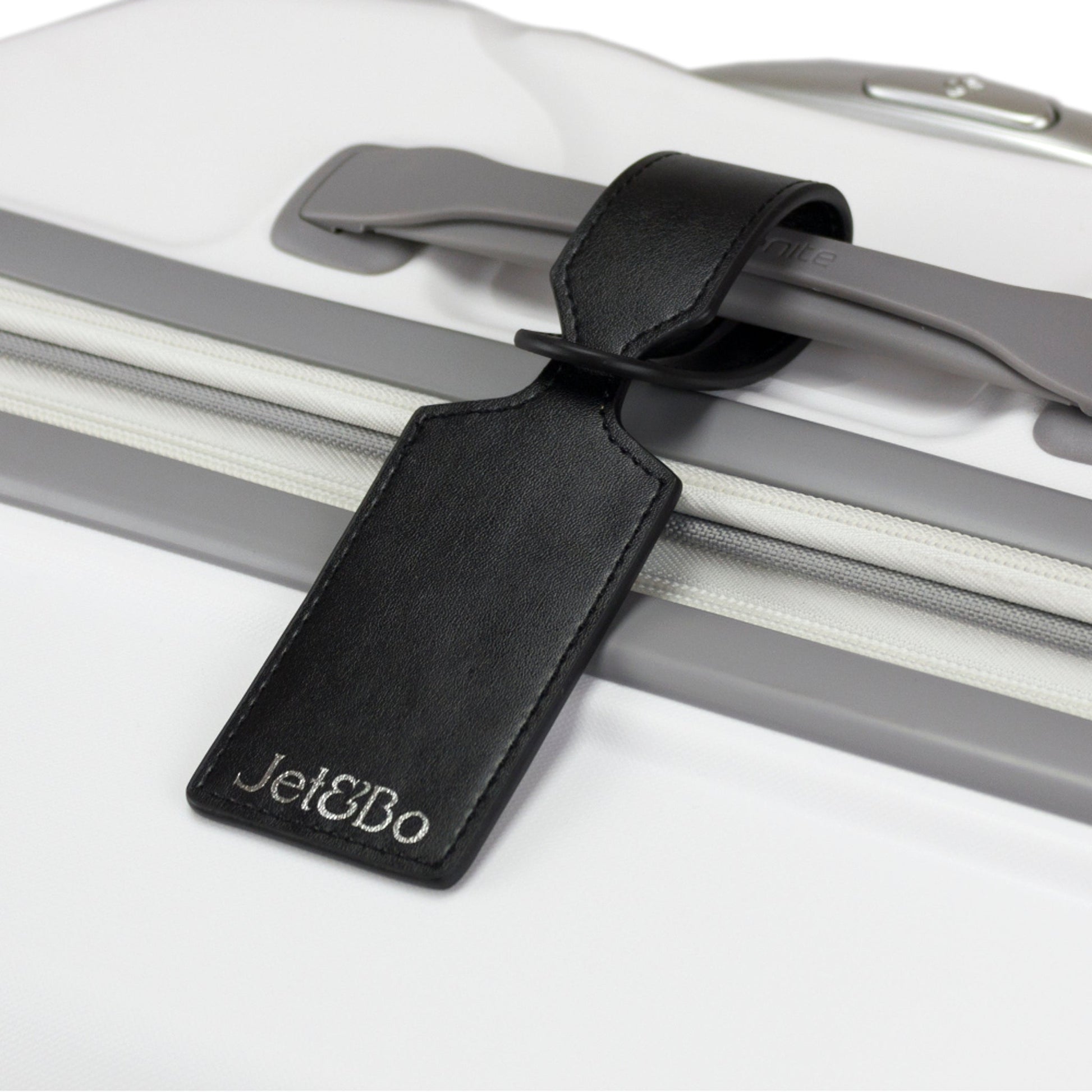 'Mine, Not Yours' Leather Luggage Tags-Jet&Bo