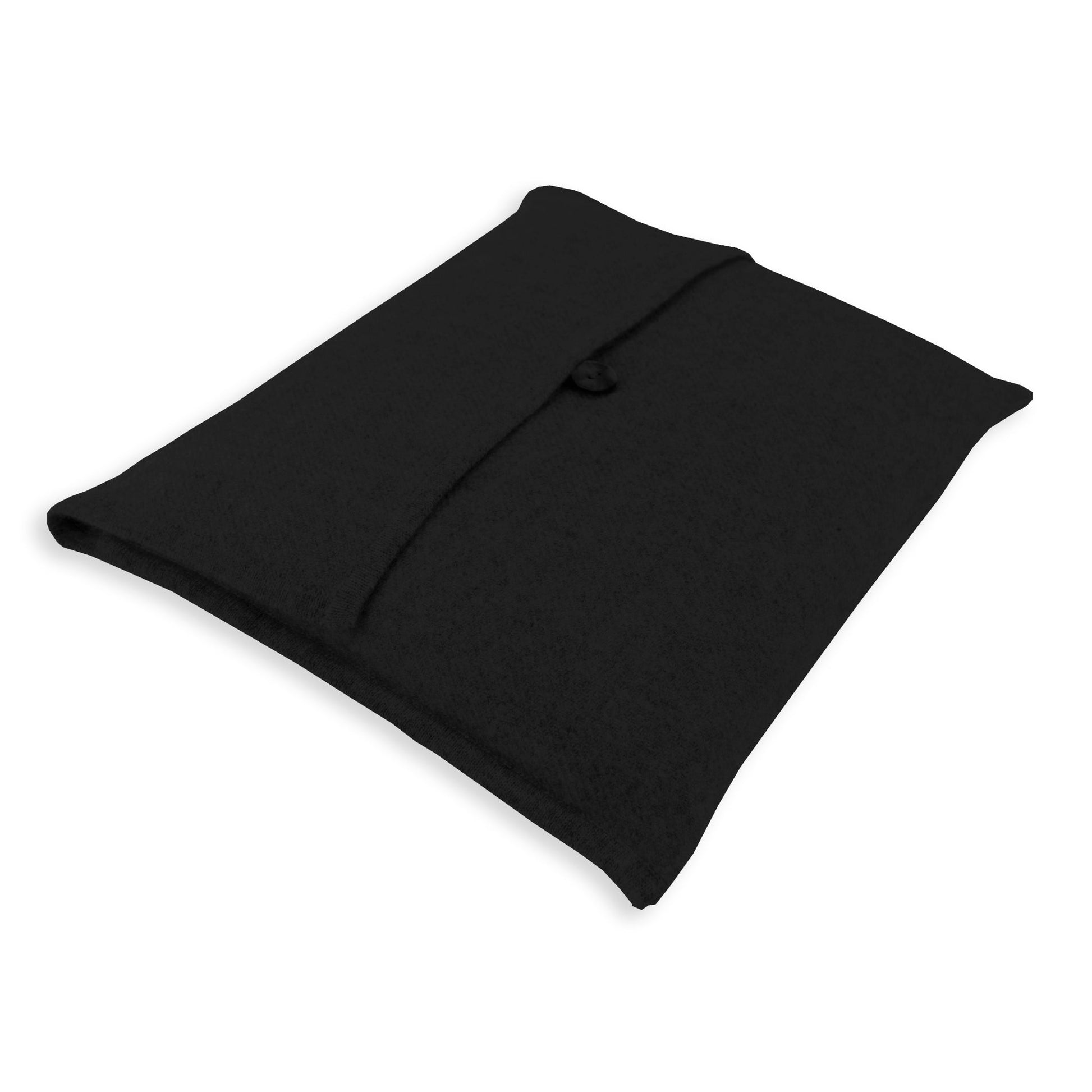 'Your New Best Friend' Cashmere Travel Blanket (Black)-Jet&Bo