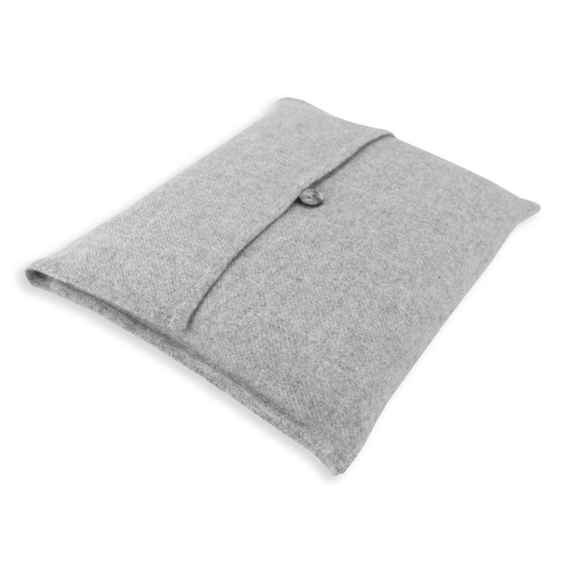 'Your New Best Friend' Cashmere Travel Blanket (Gray)-Jet&Bo